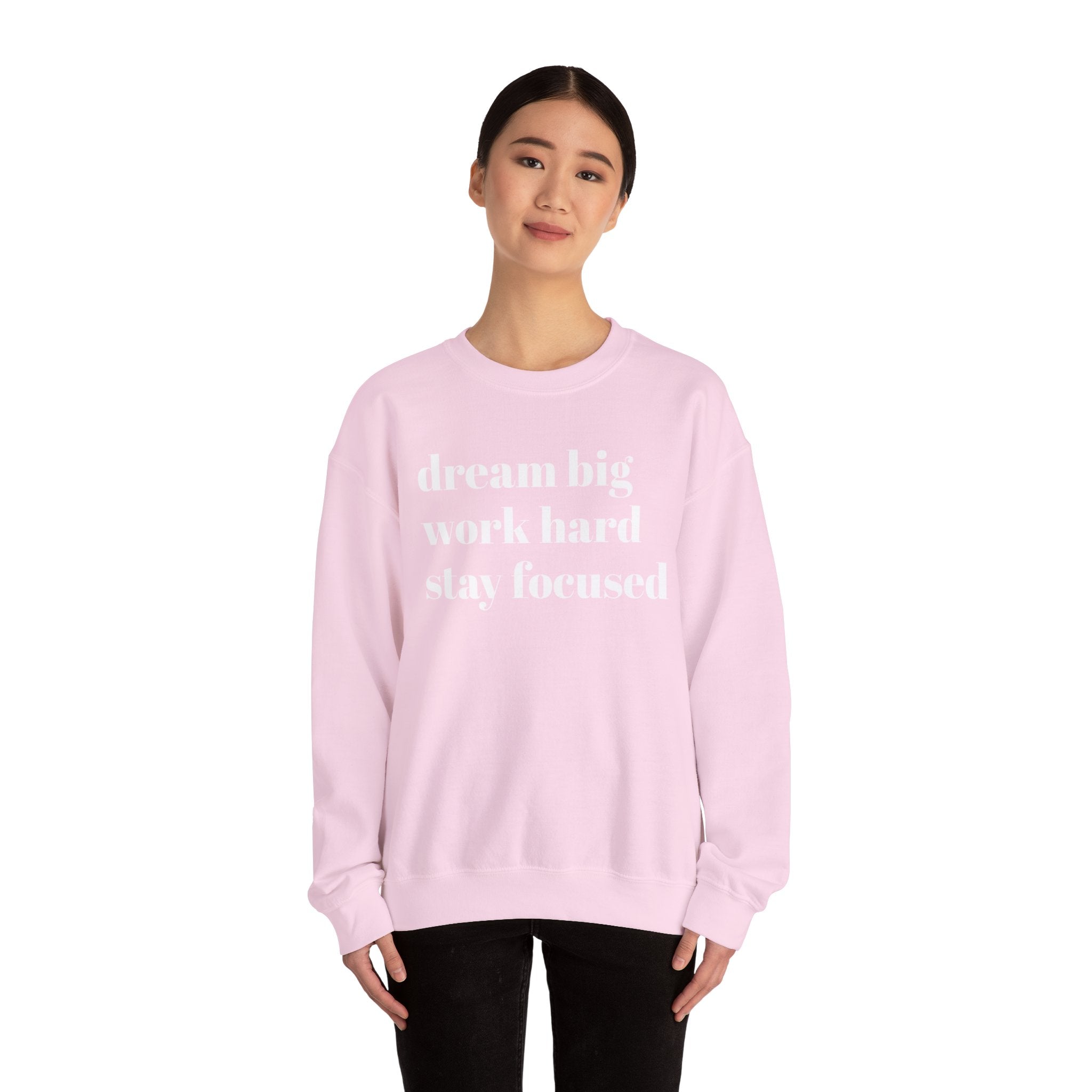 Dream Big Crewneck Sweatshirt | Inspirational Unisex Apparel for Comfort & Style