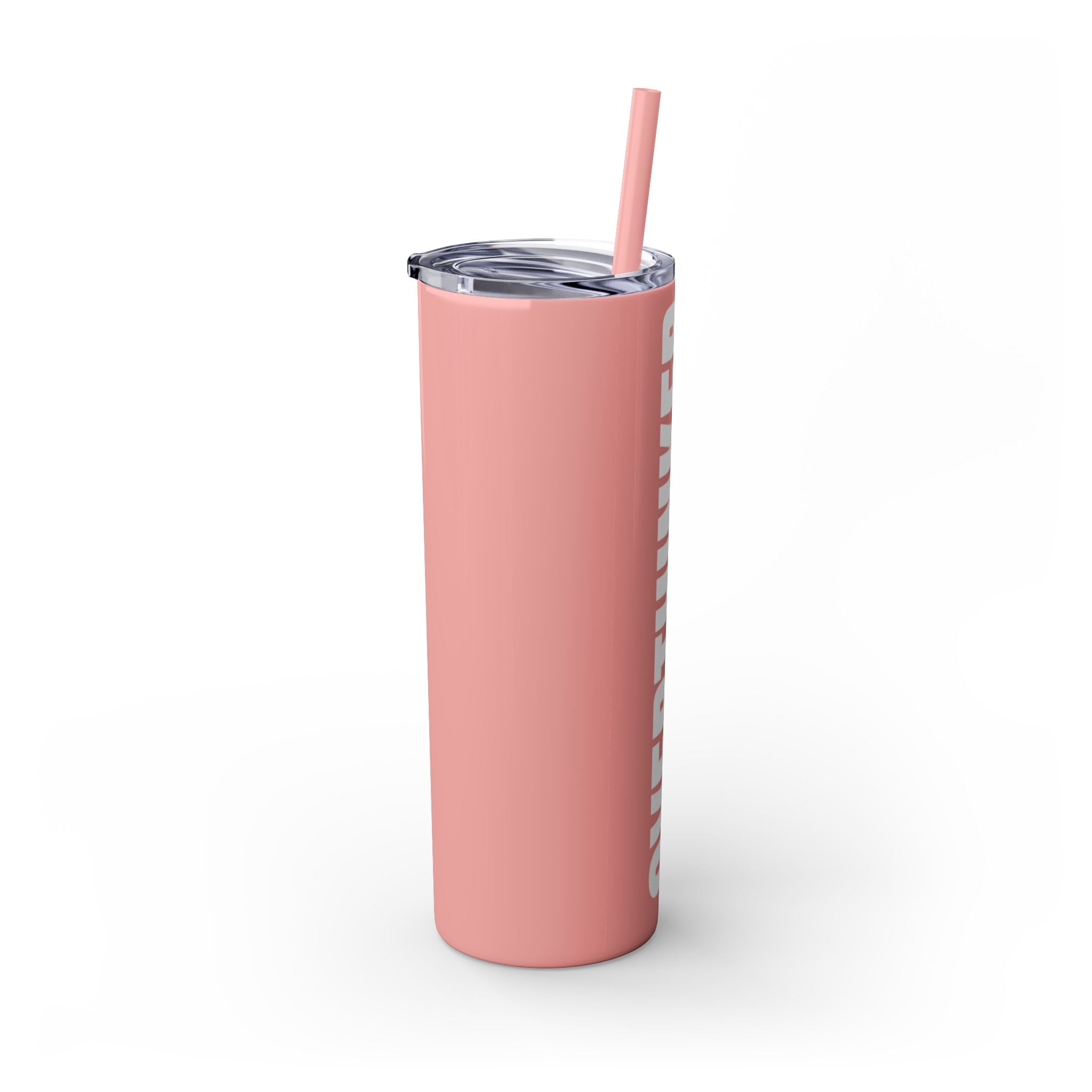 Overthinker Skinny Tumbler with Straw, 20oz