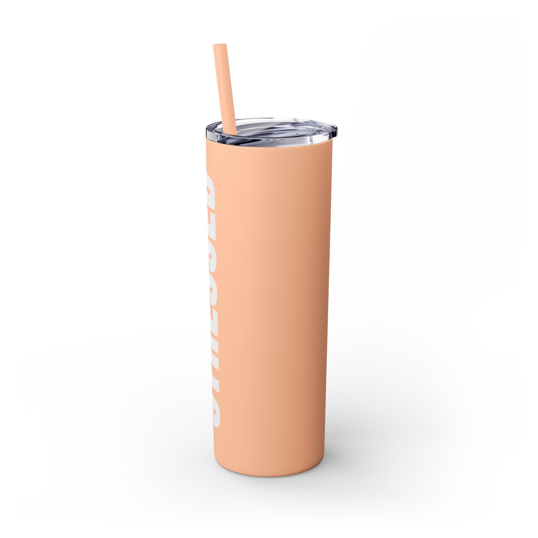 Copy of Overthinker Skinny Tumbler with Straw, 20oz