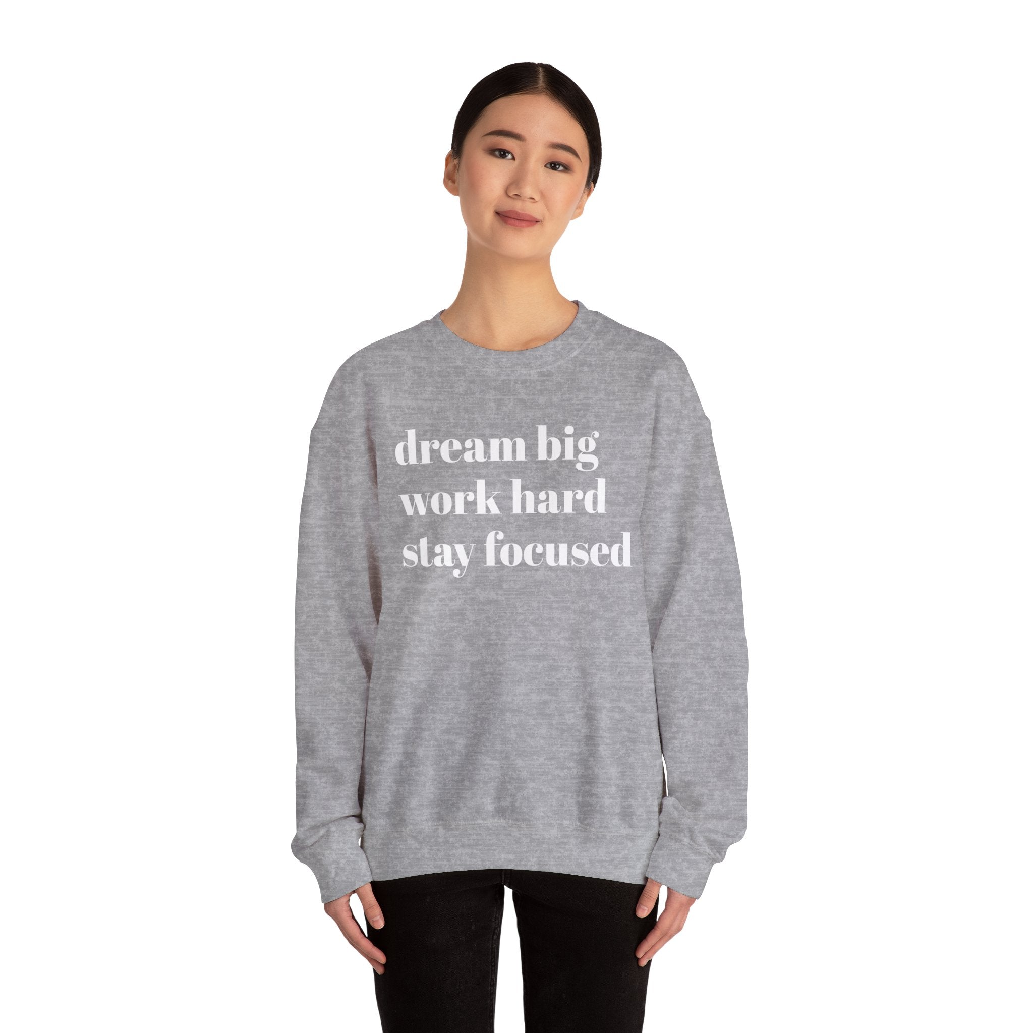 Dream Big Crewneck Sweatshirt | Inspirational Unisex Apparel for Comfort & Style