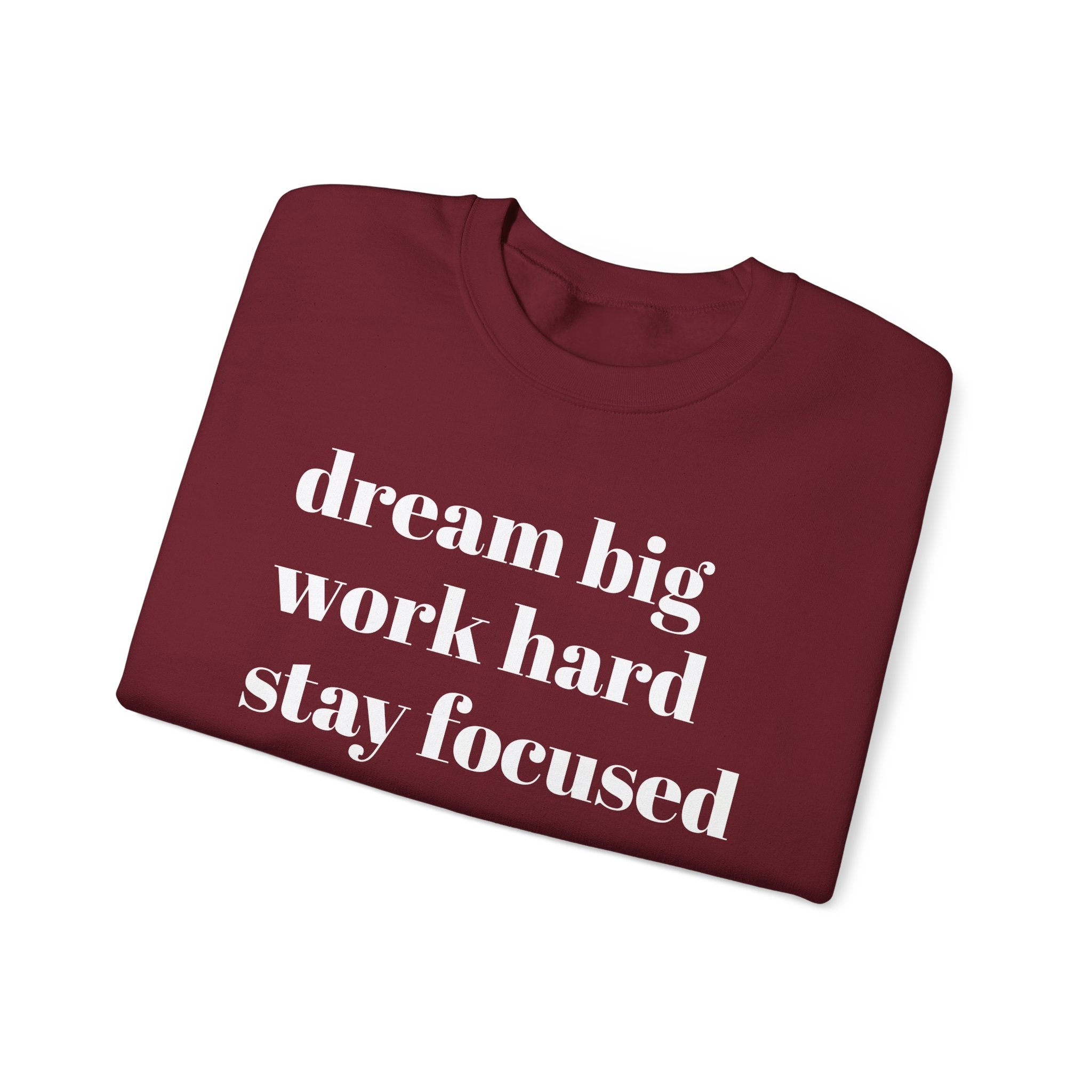 Dream Big Crewneck Sweatshirt | Inspirational Unisex Apparel for Comfort & Style