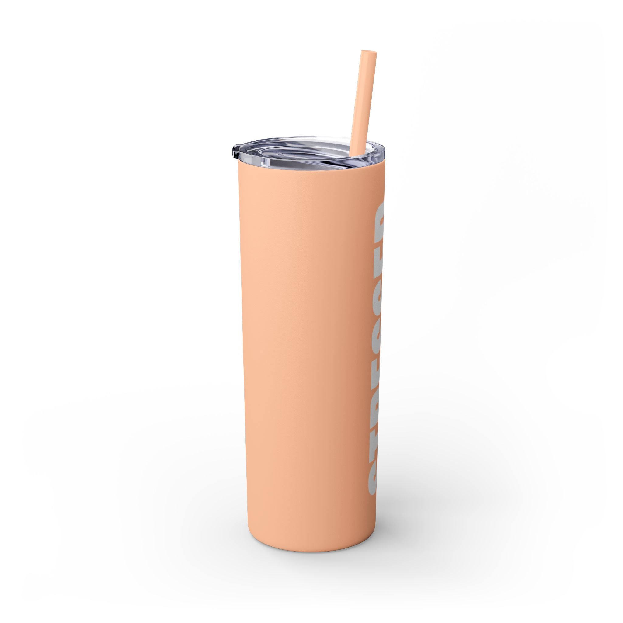 Copy of Overthinker Skinny Tumbler with Straw, 20oz