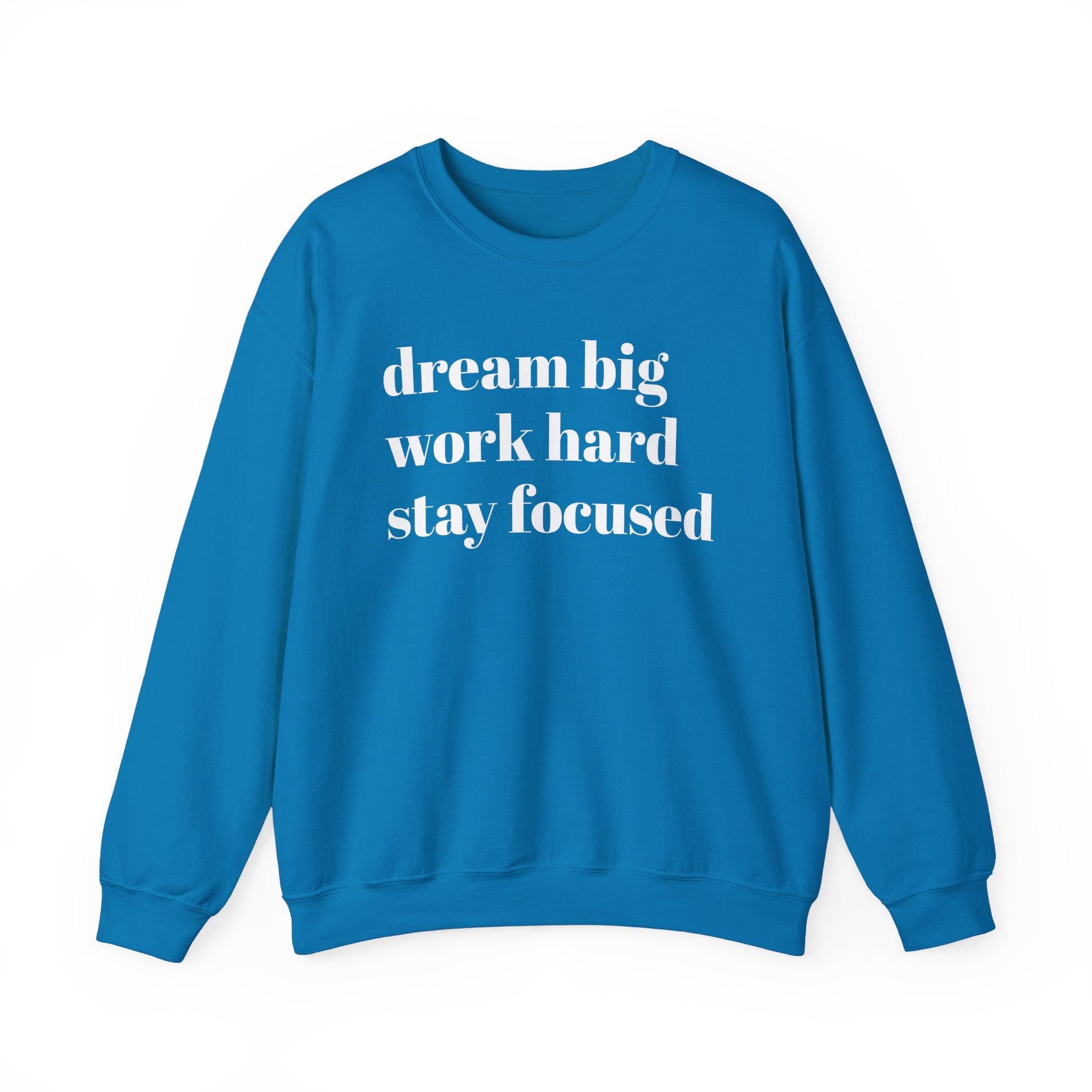 Dream Big Crewneck Sweatshirt | Inspirational Unisex Apparel for Comfort & Style