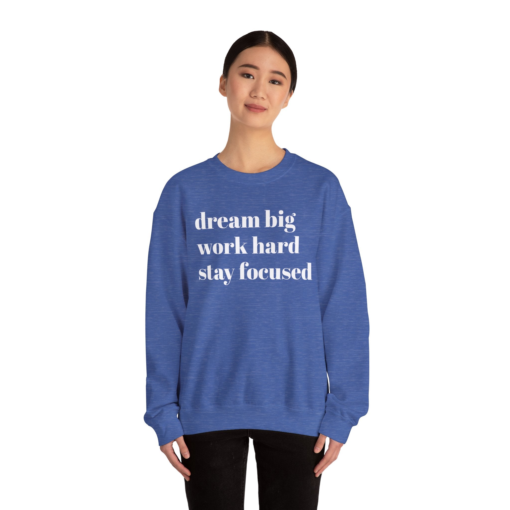 Dream Big Crewneck Sweatshirt | Inspirational Unisex Apparel for Comfort & Style