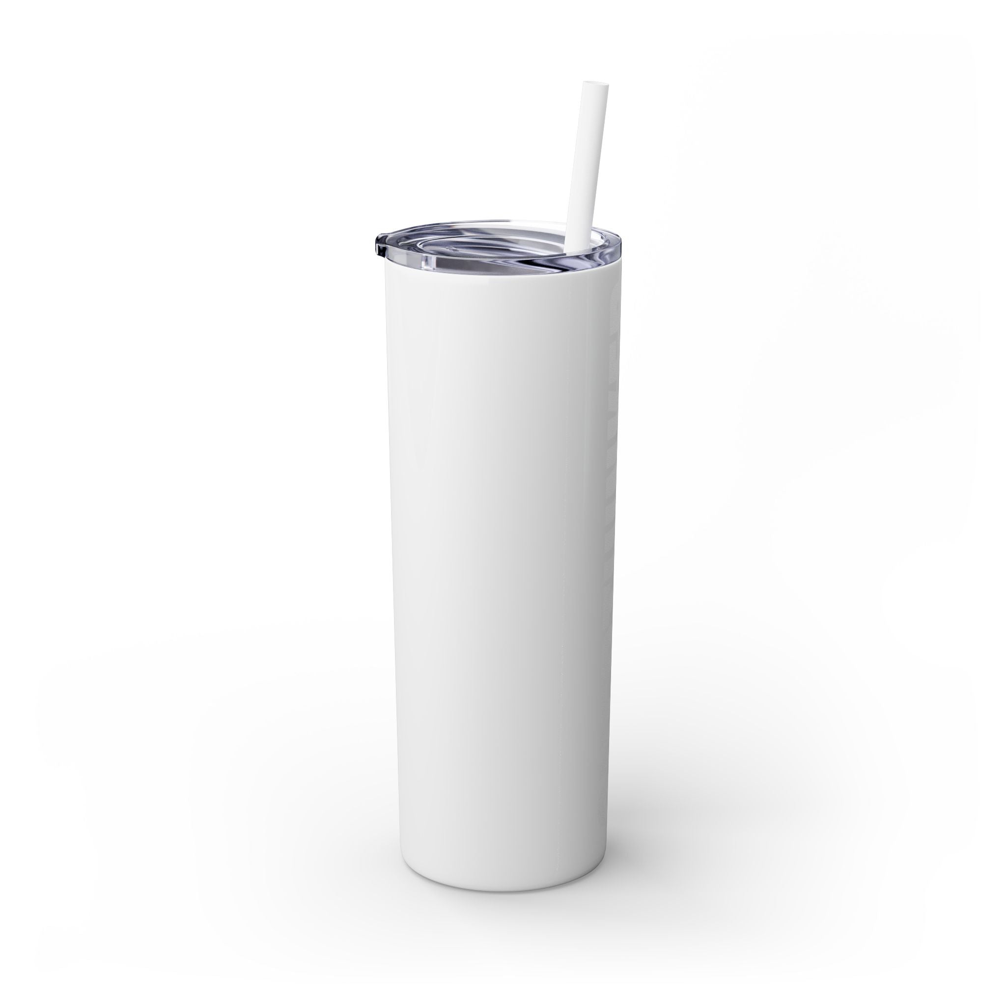 Overthinker Skinny Tumbler with Straw, 20oz