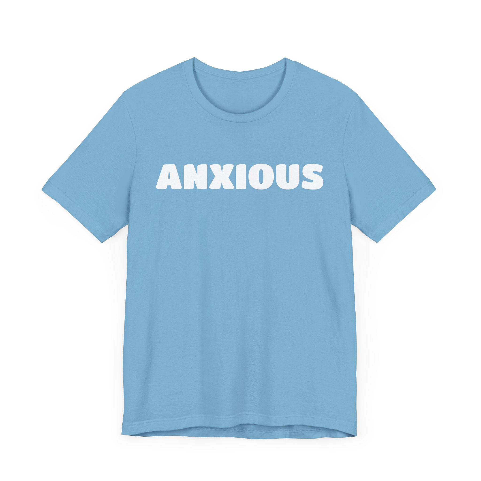 Anxious (BUT BRAVE) Unisex Jersey Short Sleeve Tee – Empowering Cotton T-Shirt for Everyday Comfort