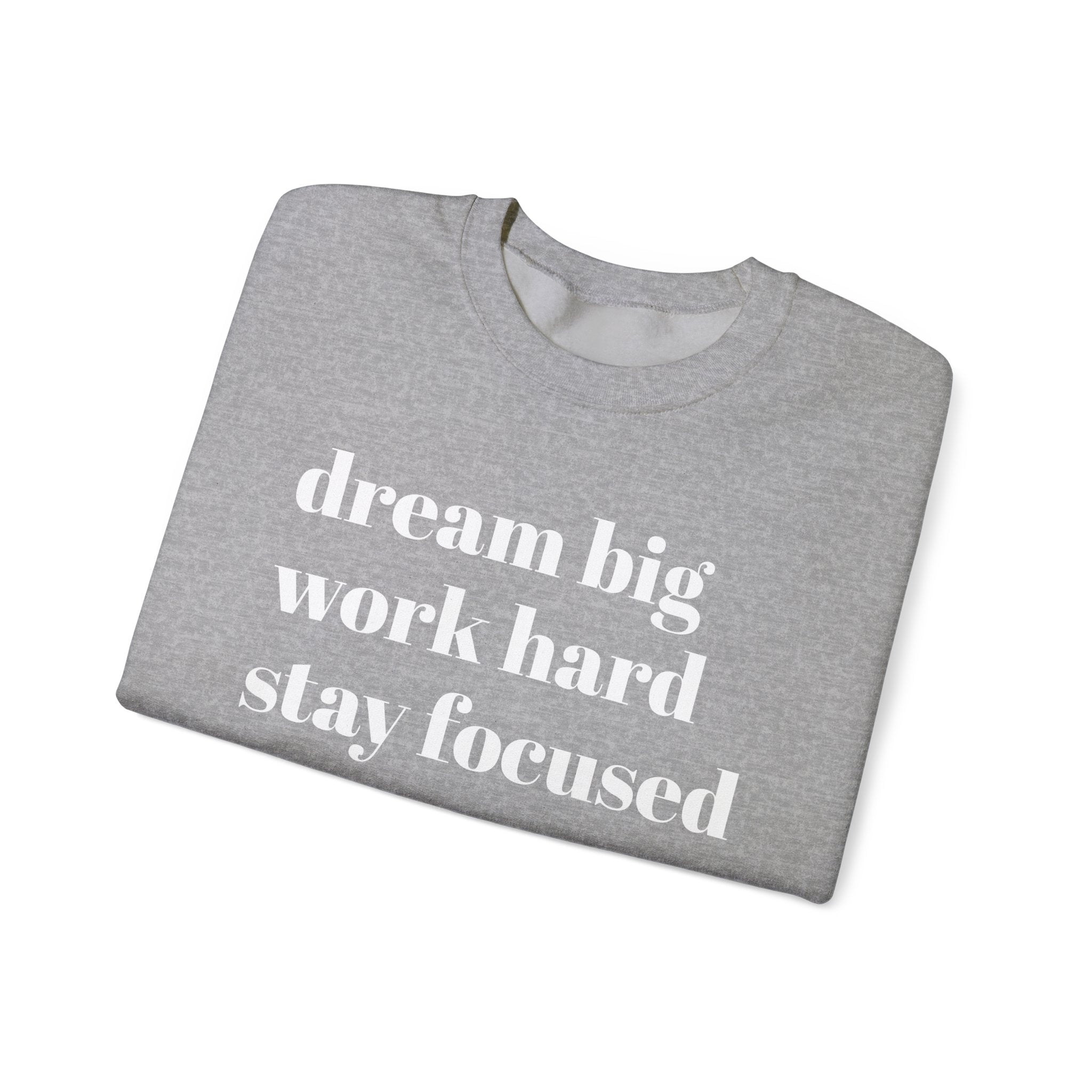 Dream Big Crewneck Sweatshirt | Inspirational Unisex Apparel for Comfort & Style