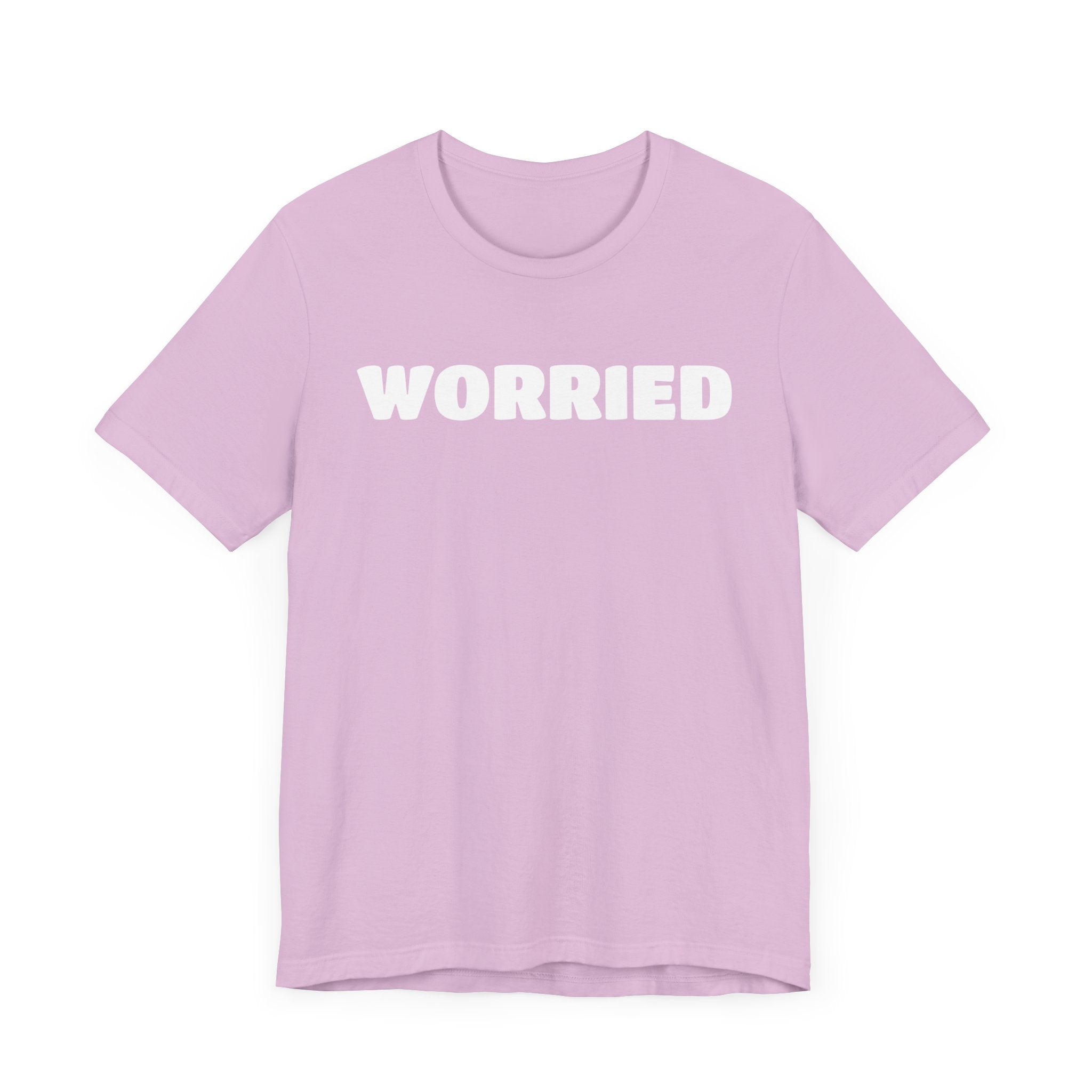 Worried (BUT STRONG) Unisex Jersey Short Sleeve Tee for Resilience and Comfort