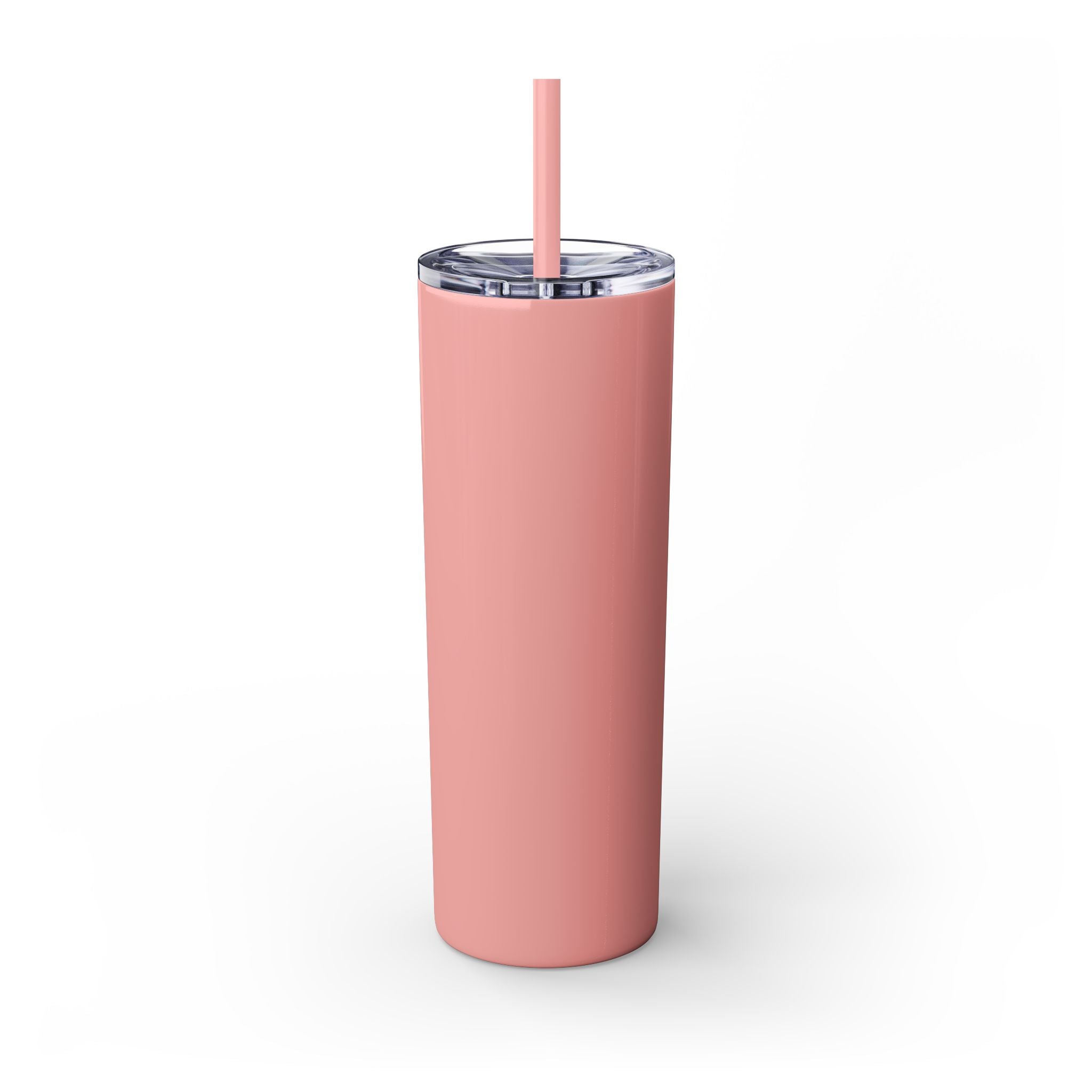 Overthinker Skinny Tumbler with Straw, 20oz