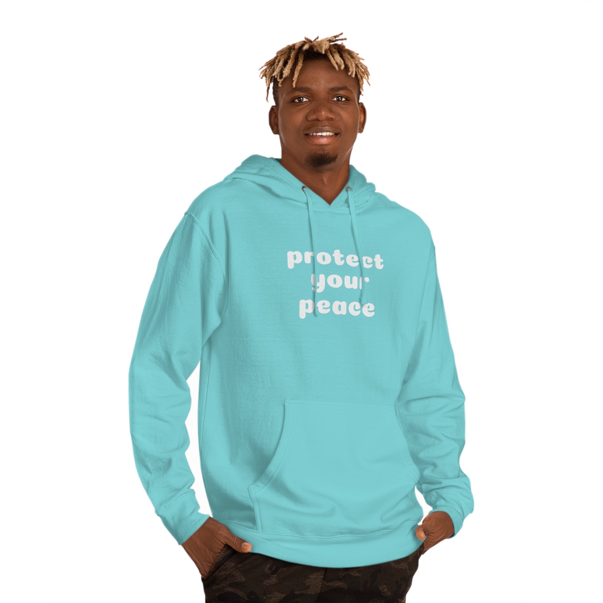 Protect Your Peace Unisex Hooded Sweatshirt | Cozy & Stylish Comfort for Mindful Living