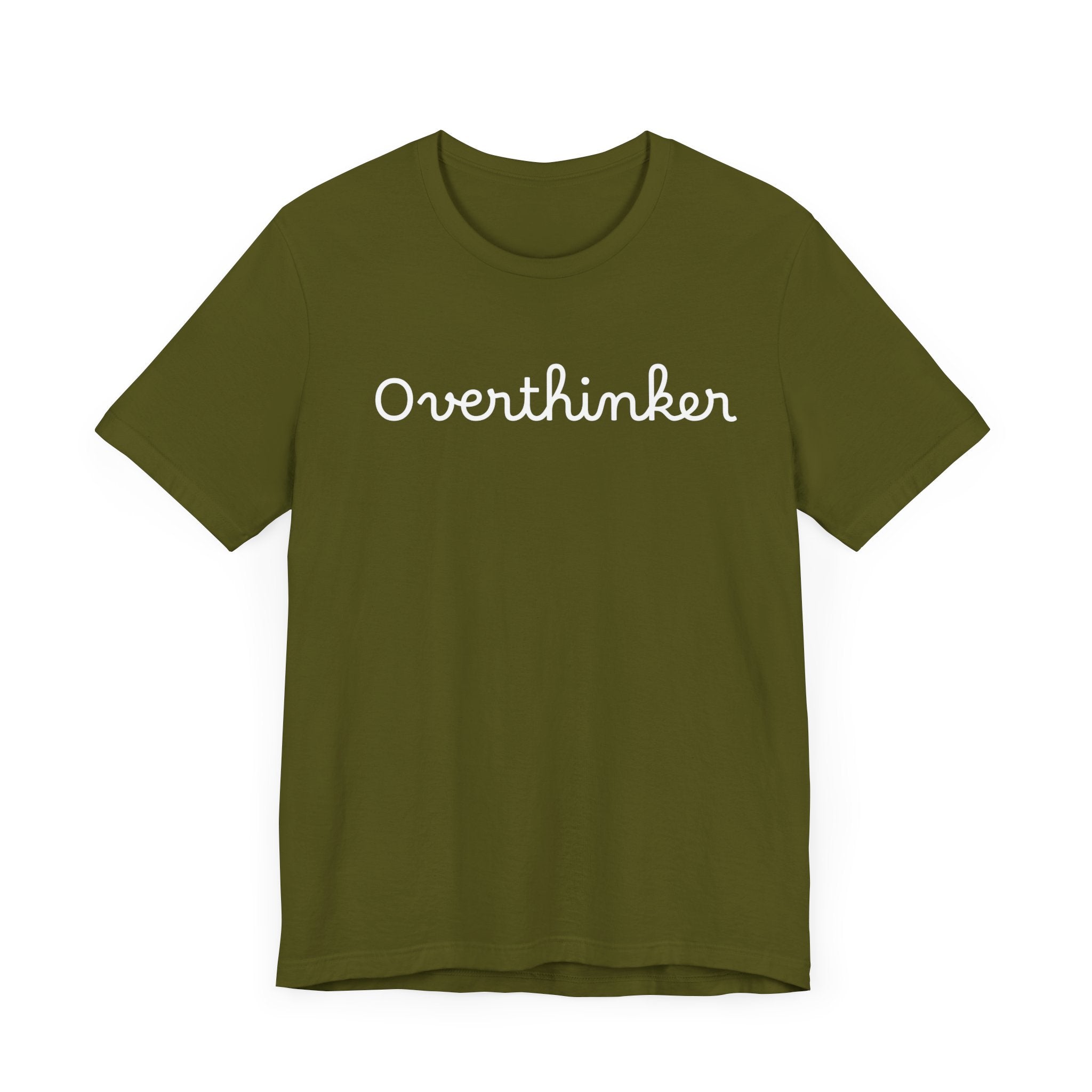 Overthinker (BUT BOLD) Unisex Jersey Short Sleeve Tee - Soft Cotton Casual Wear