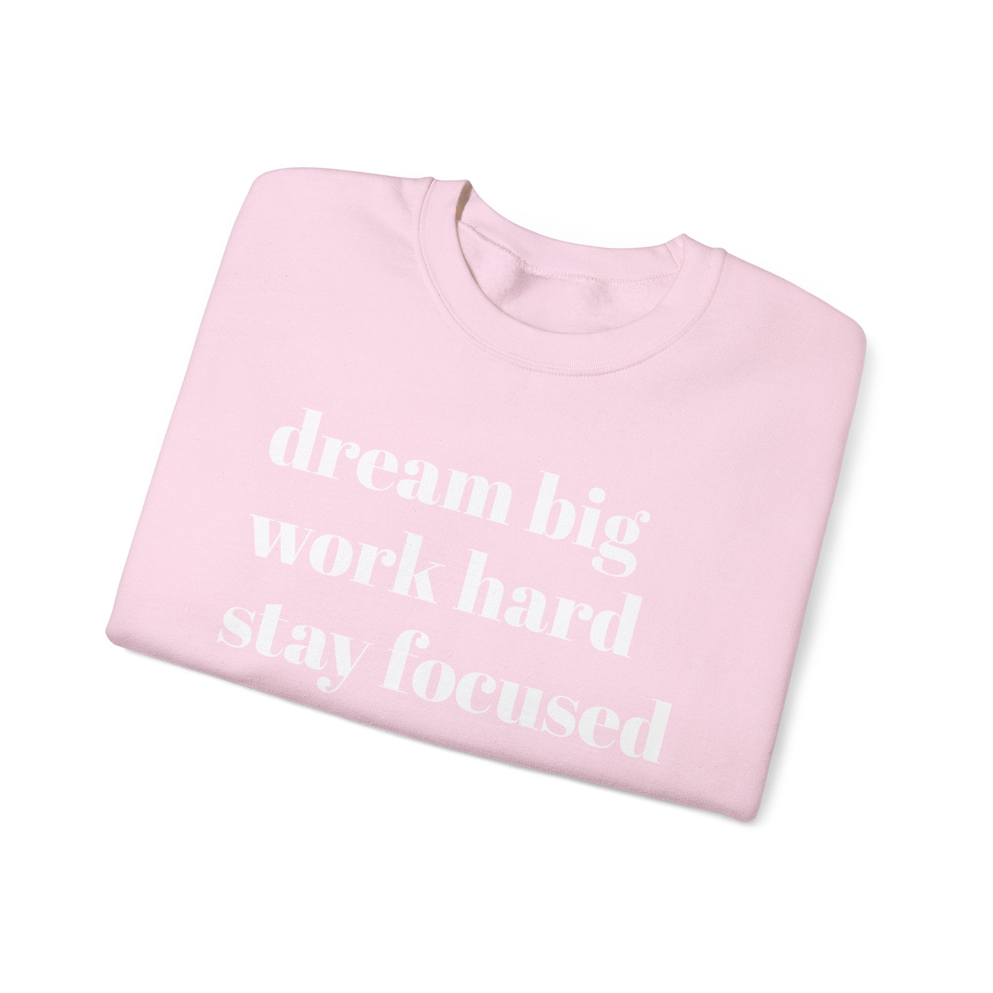 Dream Big Crewneck Sweatshirt | Inspirational Unisex Apparel for Comfort & Style