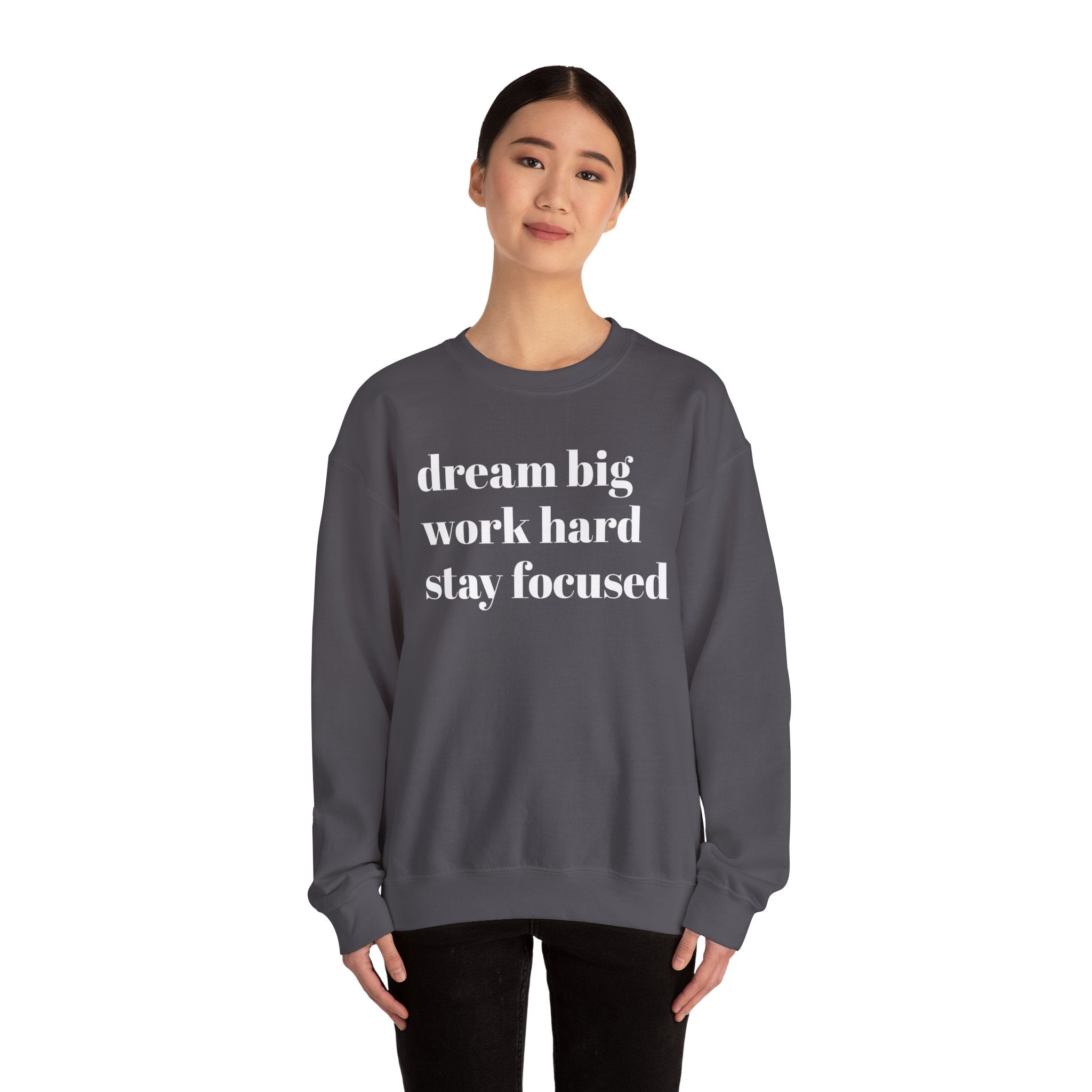 Dream Big Crewneck Sweatshirt | Inspirational Unisex Apparel for Comfort & Style