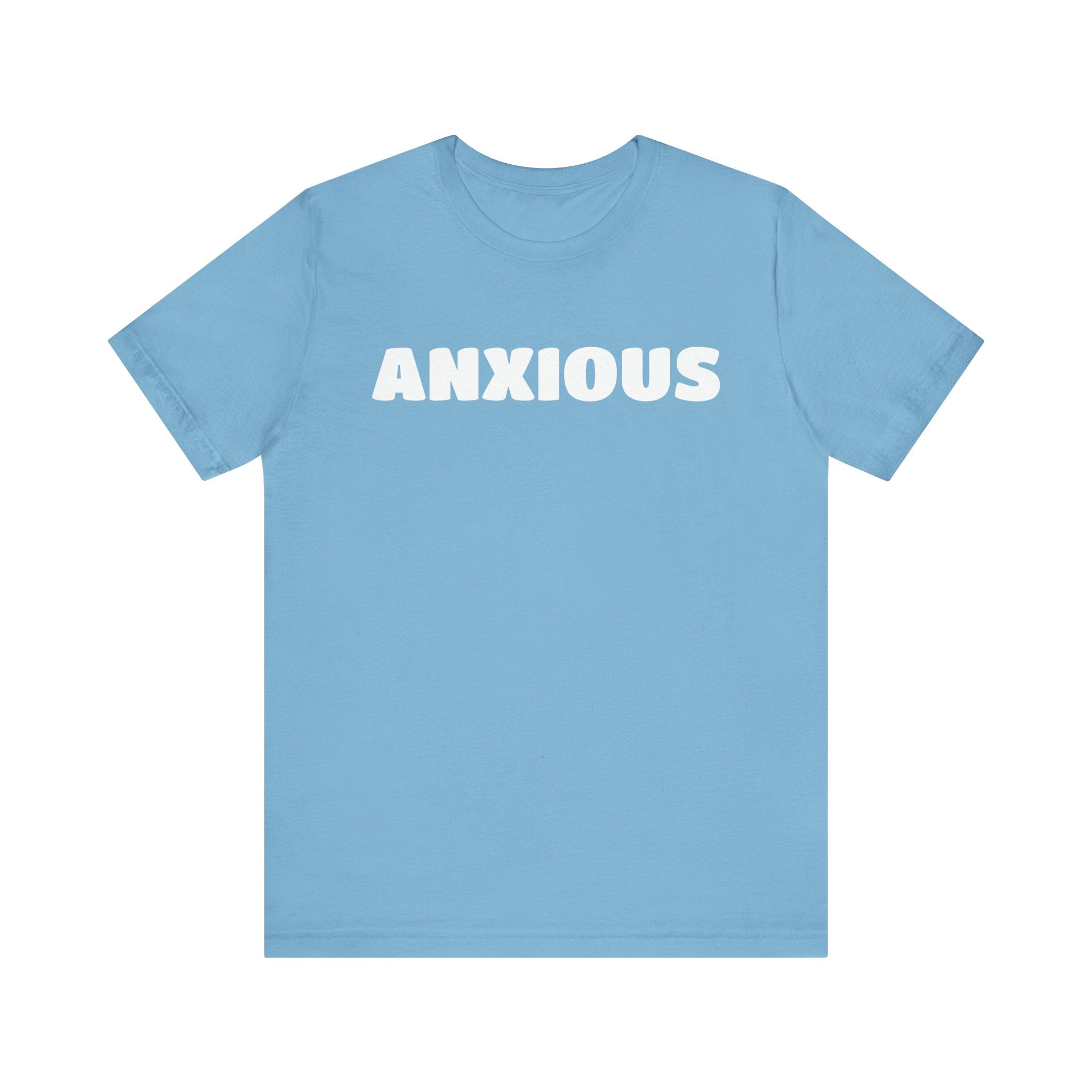 Anxious (BUT BRAVE) Unisex Jersey Short Sleeve Tee – Empowering Cotton T-Shirt for Everyday Comfort