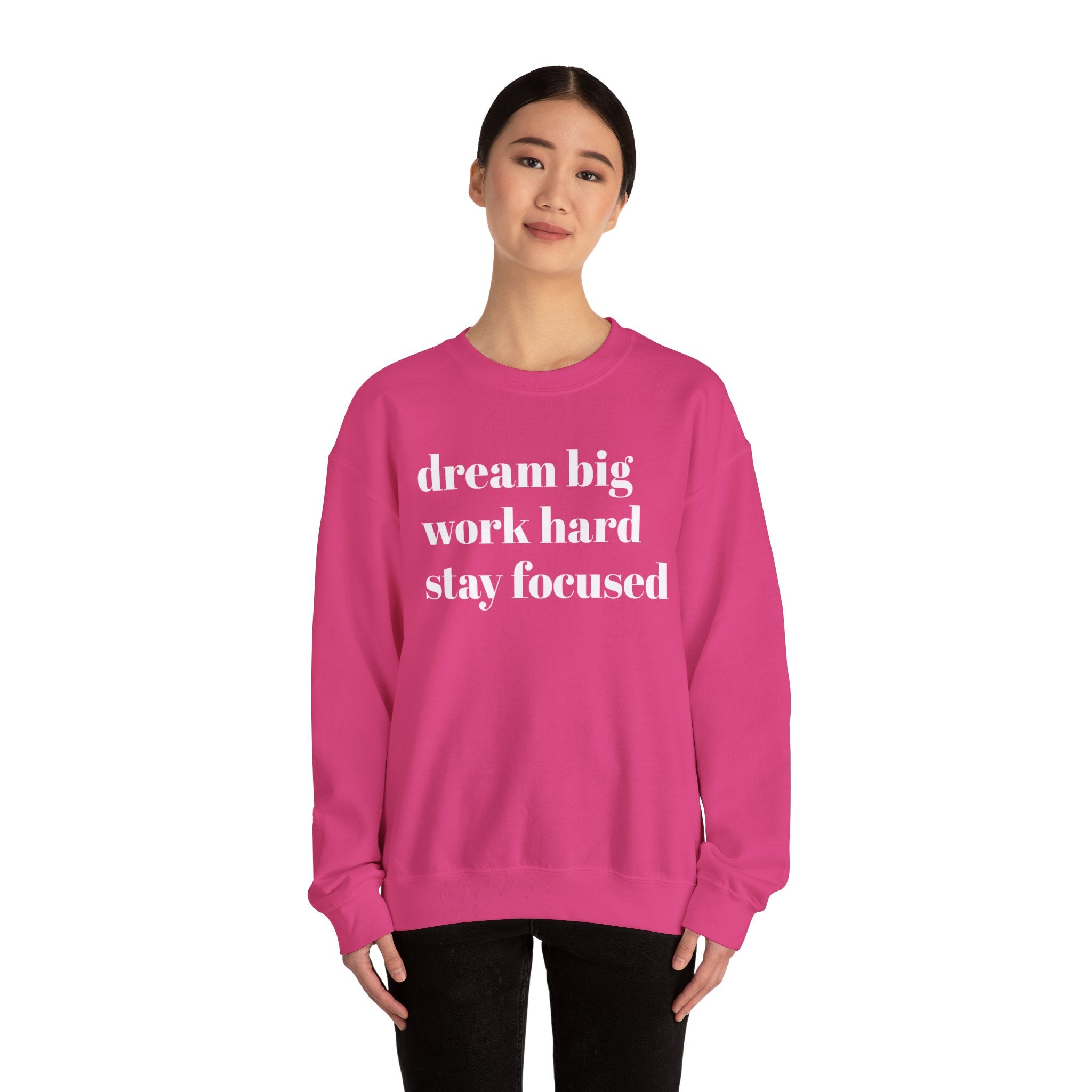 Dream Big Crewneck Sweatshirt | Inspirational Unisex Apparel for Comfort & Style