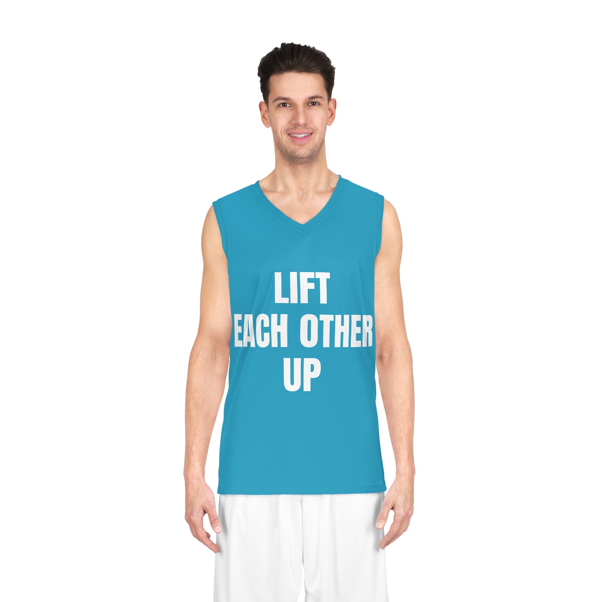 Lift Each Other Up Basketball Jersey | Supportive Style for Every Player