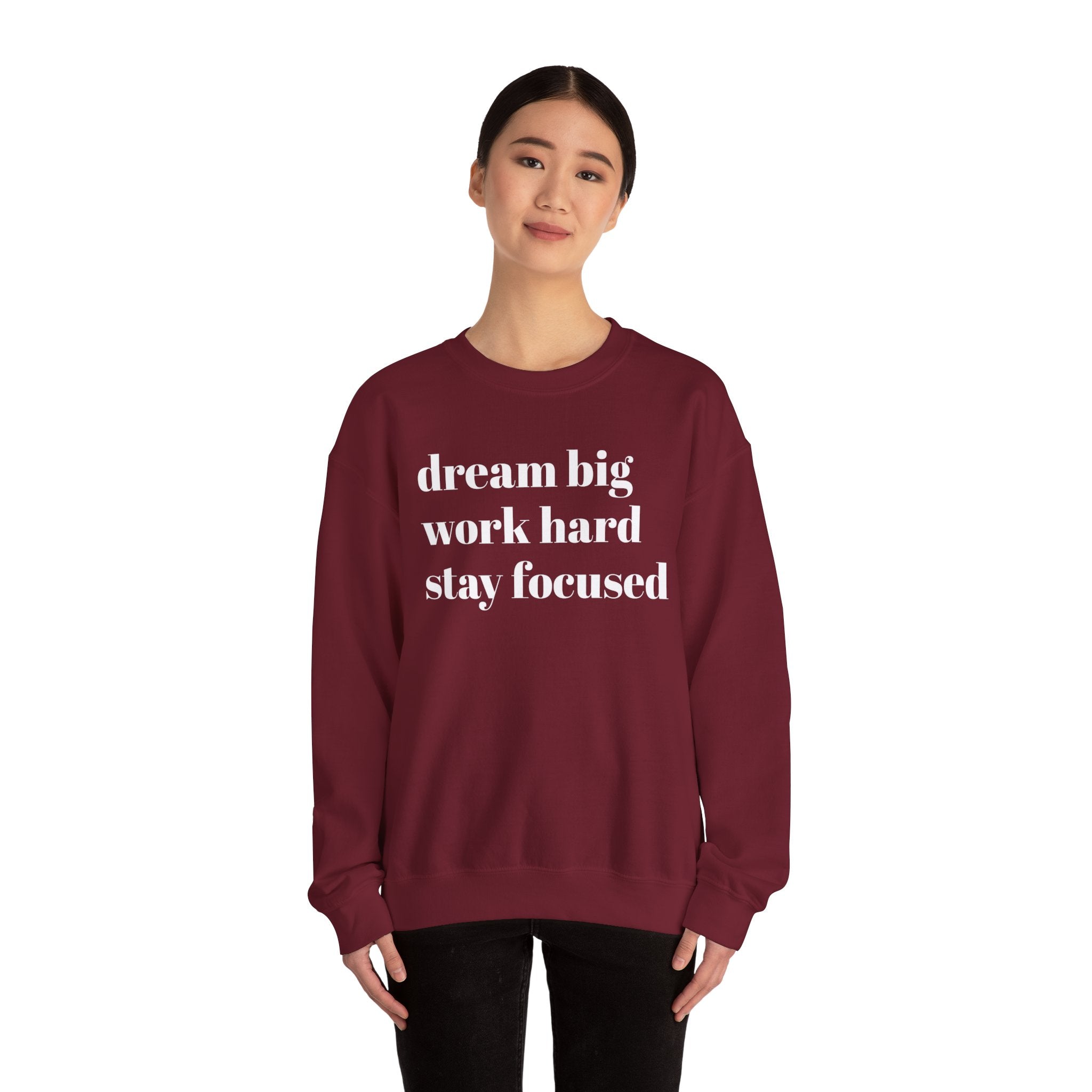 Dream Big Crewneck Sweatshirt | Inspirational Unisex Apparel for Comfort & Style