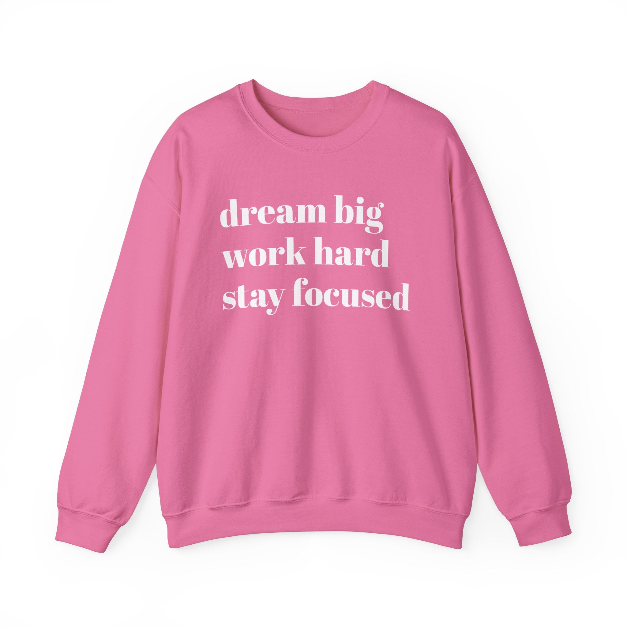 Dream Big Sweatshirt | Unisex Inspirational Crewneck | Comfortable & Eco-Friendly Heavy Blend Apparel