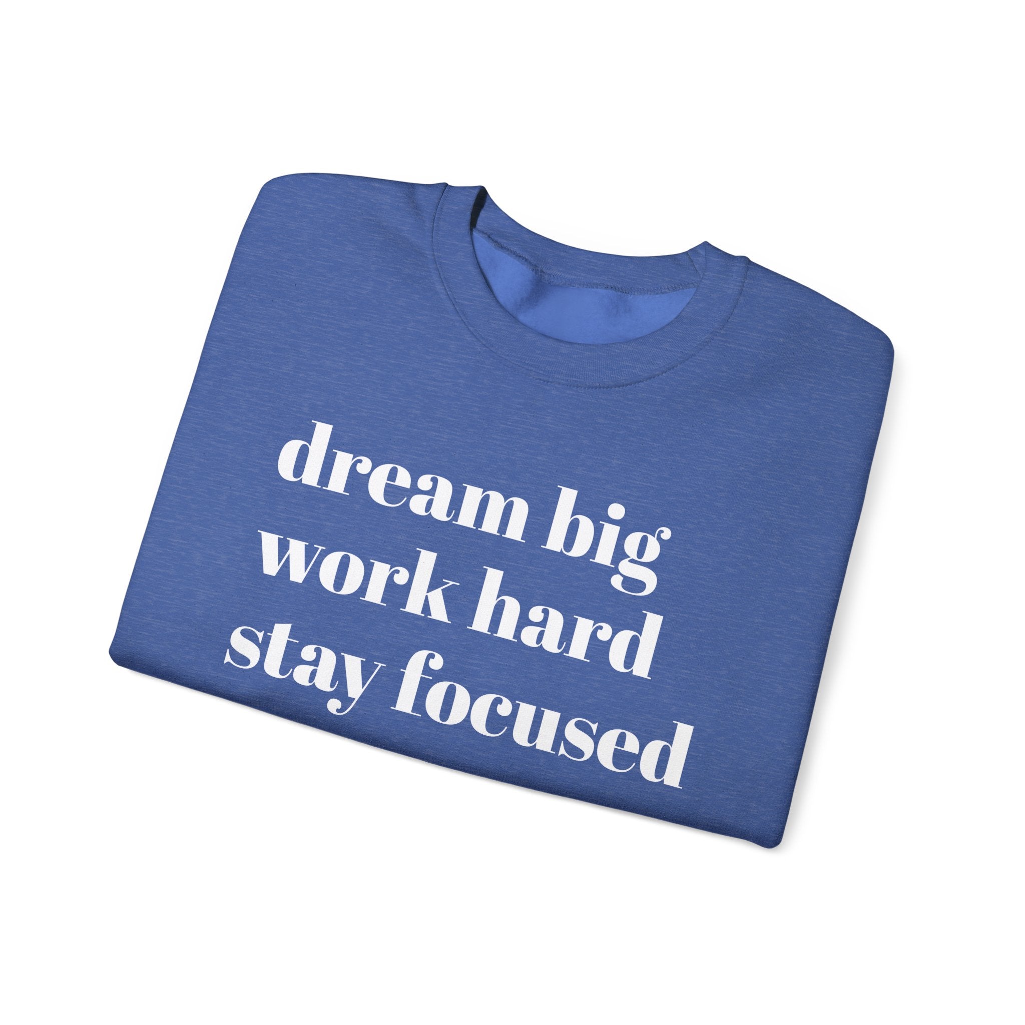 Dream Big Crewneck Sweatshirt | Inspirational Unisex Apparel for Comfort & Style