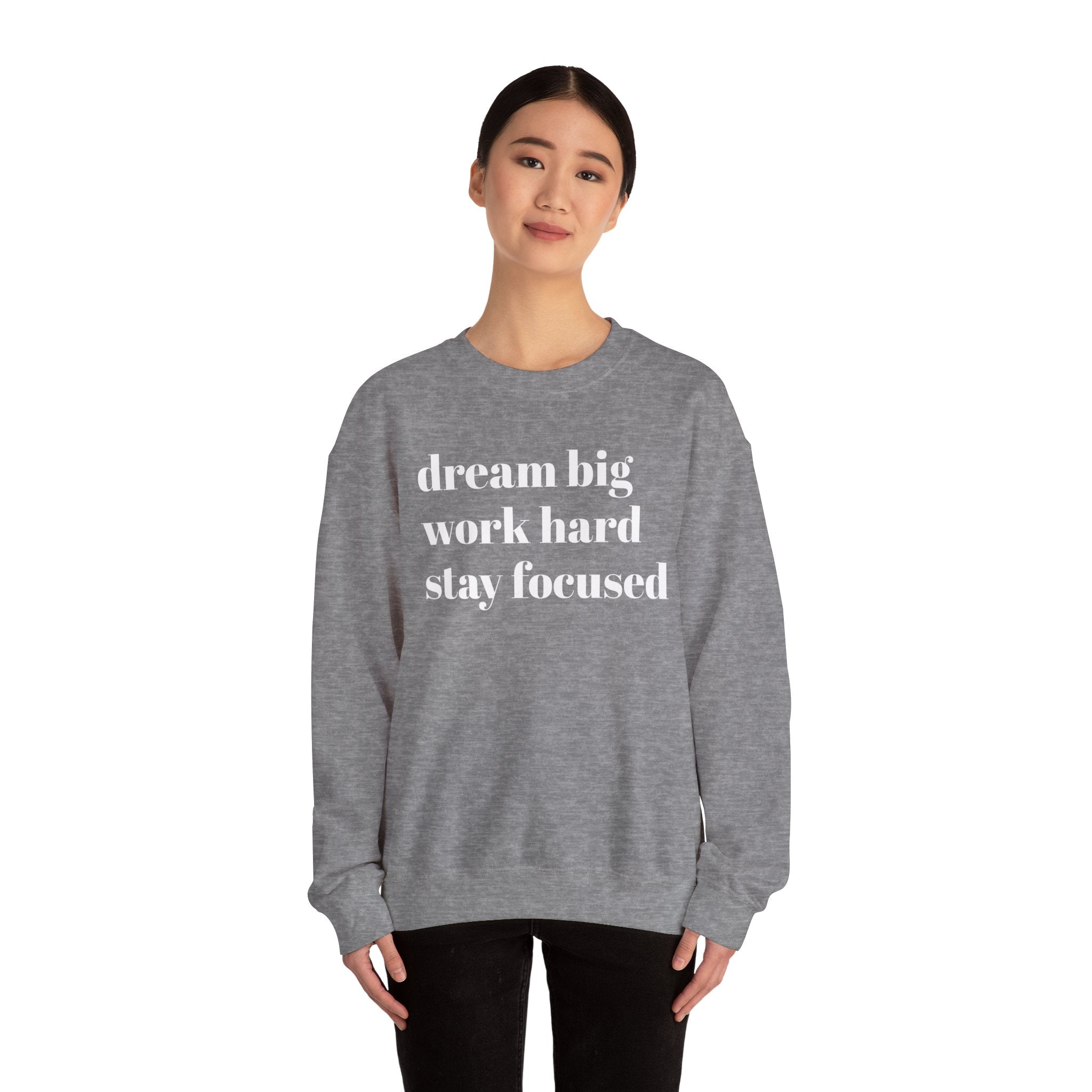 Dream Big Crewneck Sweatshirt | Inspirational Unisex Apparel for Comfort & Style