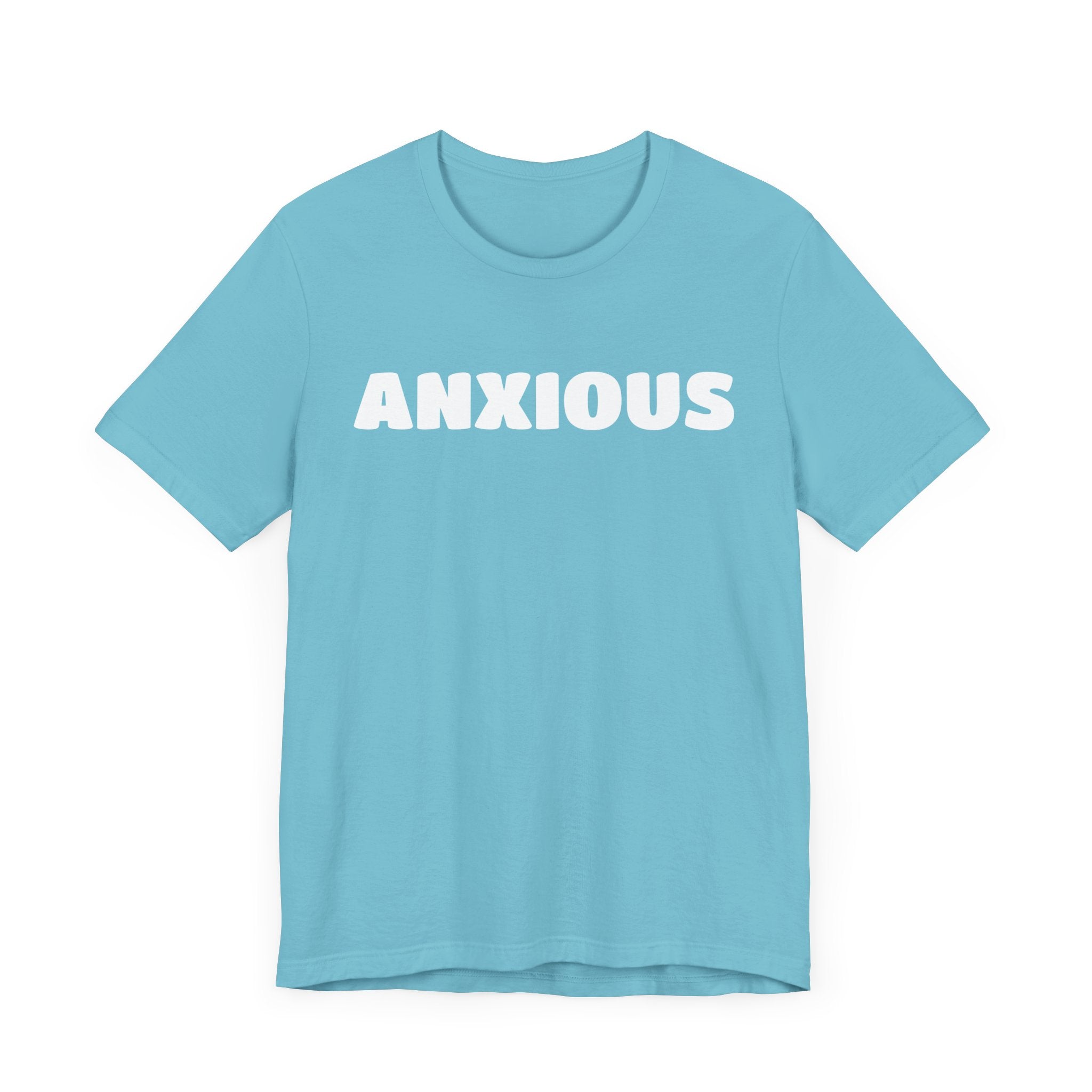 Anxious (BUT BRAVE) Unisex Jersey Short Sleeve Tee – Empowering Cotton T-Shirt for Everyday Comfort